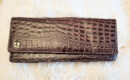 70s vintage Pierre Cardin brown alligator leather bag
