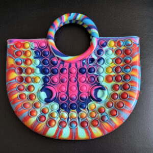 Pop Its fidget silicone handbag