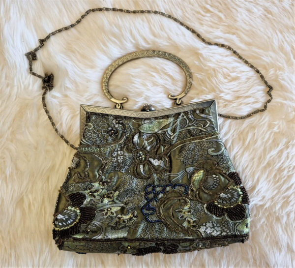 Leko green embellished evening bag - Image 2