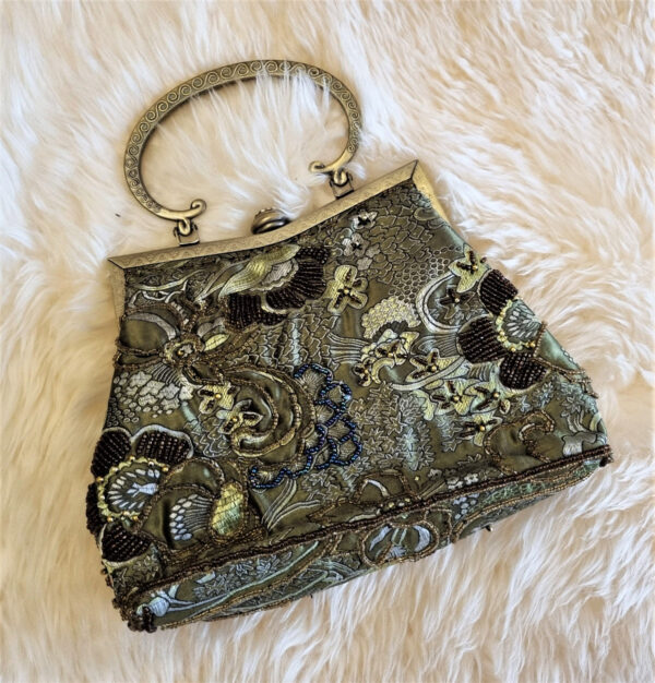 Leko green embellished evening bag - Image 3