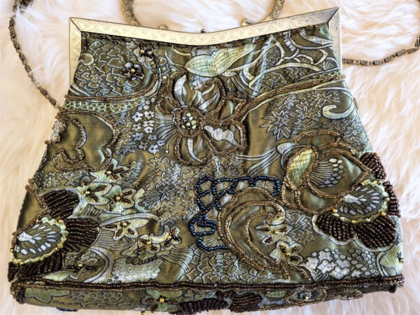 Leko green embellished evening bag - Image 4