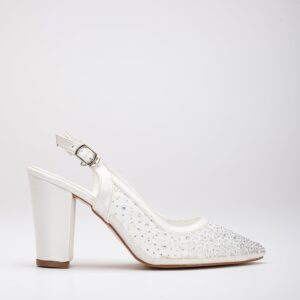 Monique - Lace Slingback Shoes