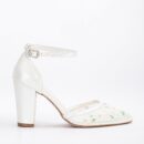 Lorraine - Ivory Floral Lace Wedding Shoes