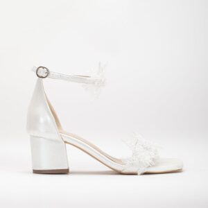 Flora - Floral Lace Wedding Sandals